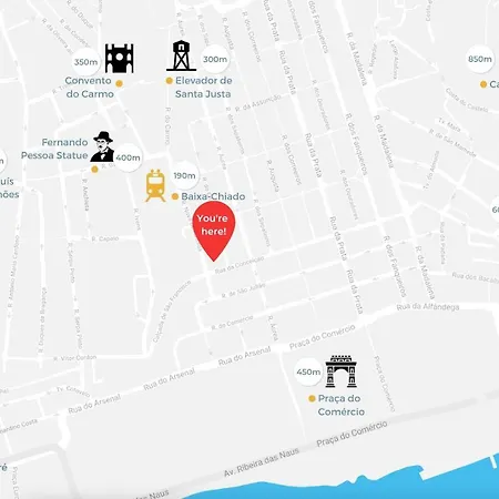 Apartamento Baixa-chiado Getaway Lisboa